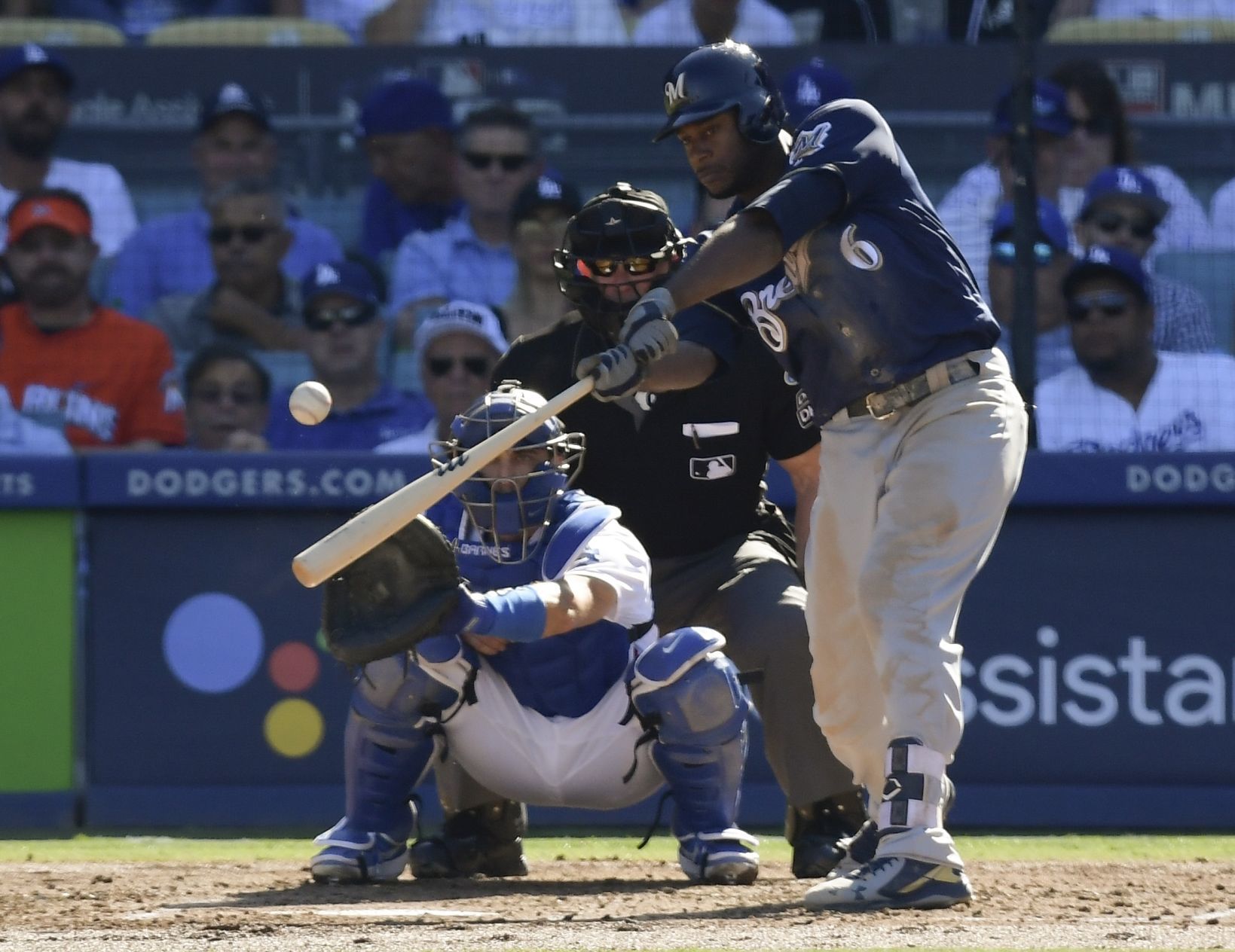 Dodgers 5, Brewers 2